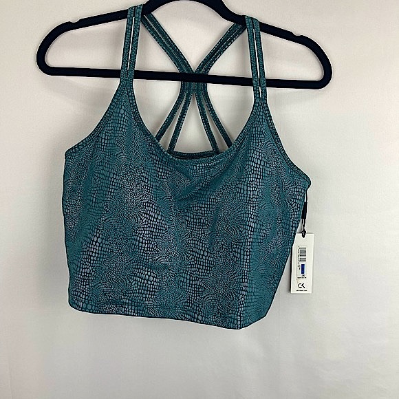 Calvin Klein Performance Other - Calvin Klein Performance Printed Strappy-Back Tank Top Size XL